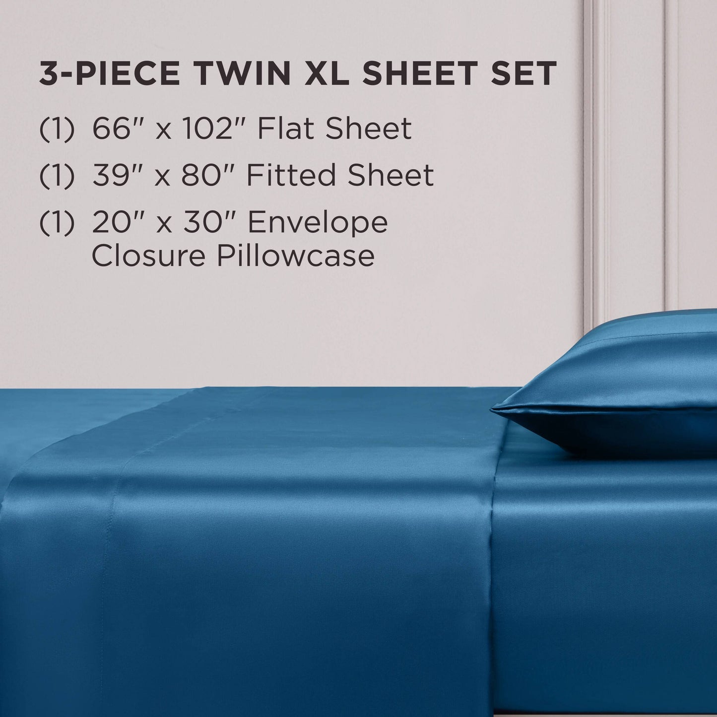 Set di lenzuola in raso di seta Juicy Couture