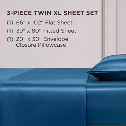 Set di lenzuola in raso di seta Juicy Couture