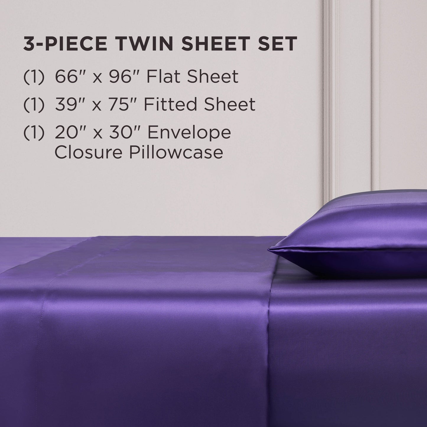 Set di lenzuola in raso di seta Juicy Couture