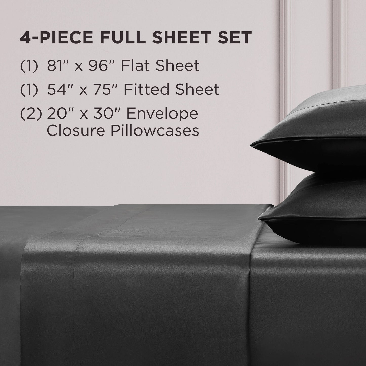 Set di lenzuola in raso di seta Juicy Couture