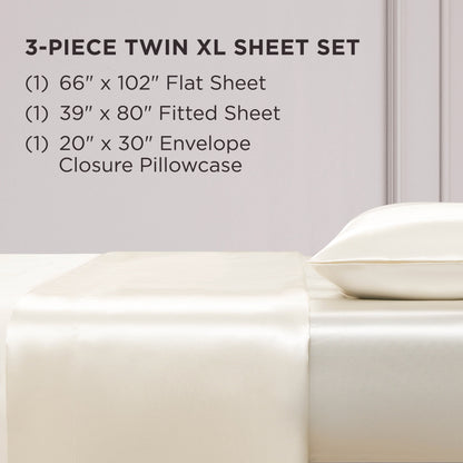 Set di lenzuola in raso di seta Juicy Couture