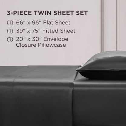 Set di lenzuola in raso di seta Juicy Couture