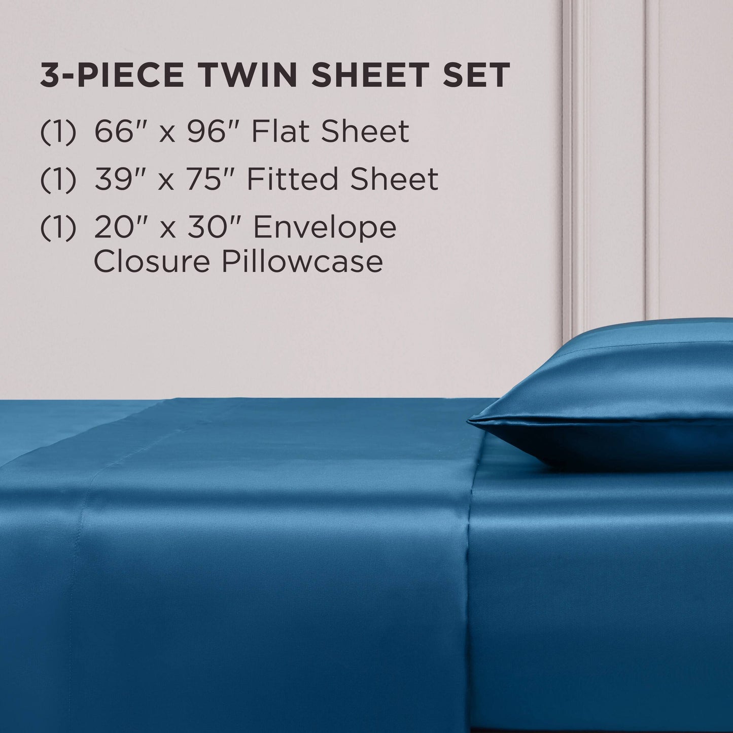 Set di lenzuola in raso di seta Juicy Couture