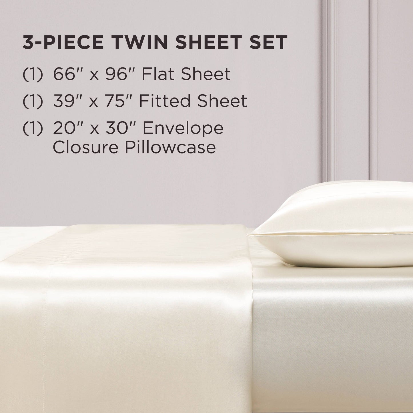 Set di lenzuola in raso di seta Juicy Couture