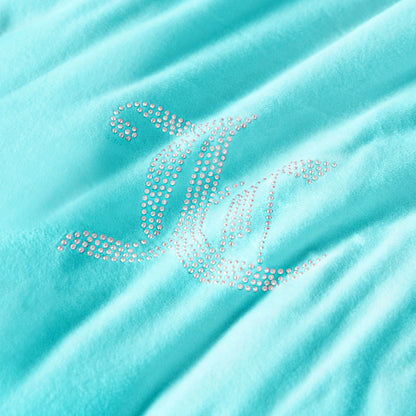 Set copripiumino e federa in velluto solido Juicy Couture