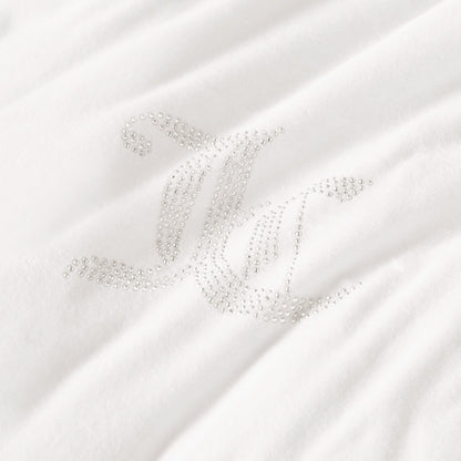 Set copripiumino e federa in velluto solido Juicy Couture