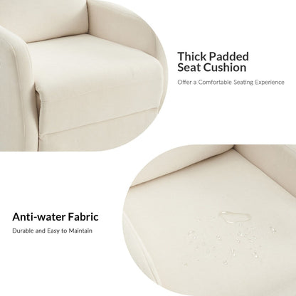 Poltrona reclinabile manuale girevole moderna Julian, set da 2 di HULALA HOME