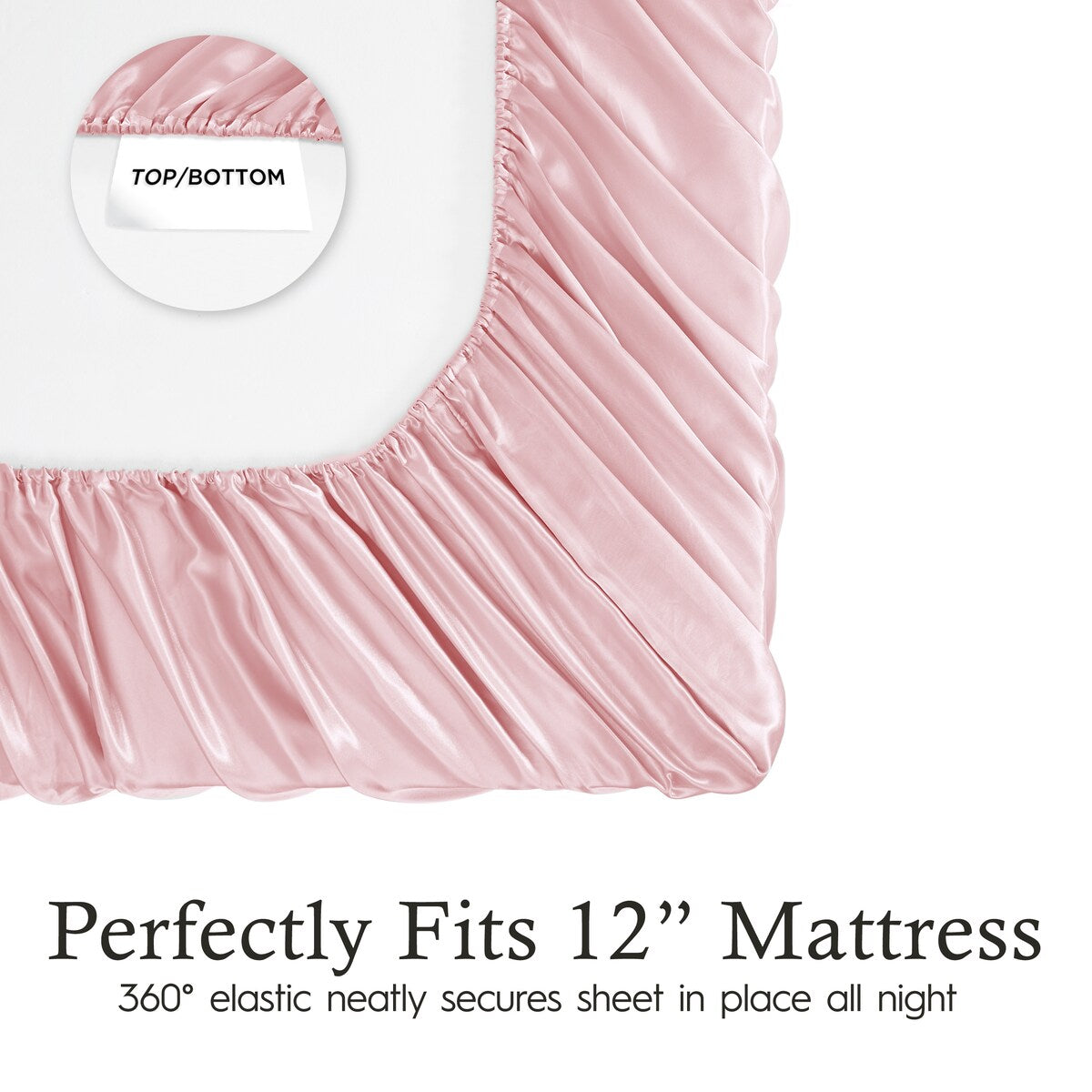 Set di lenzuola in raso di seta Juliette LeBlanc New York