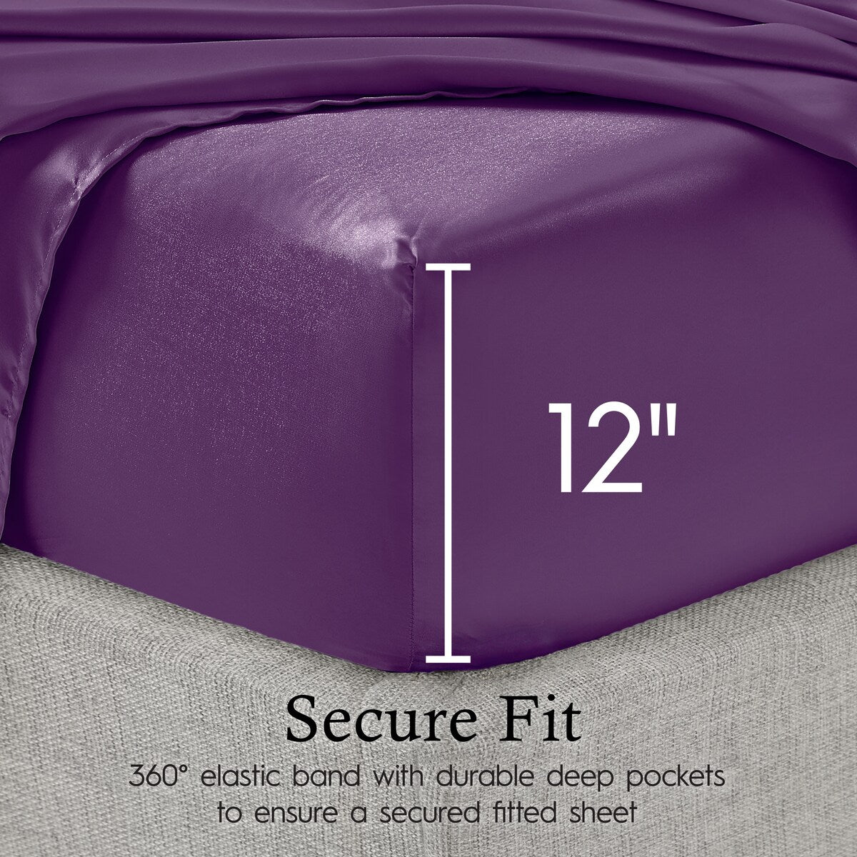 Set di lenzuola in raso di seta Juliette LeBlanc New York