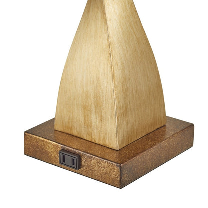 Lampada da tavolo KAWOTI da 22'' con controllo touch, porte USB e lampadine (set da 2)