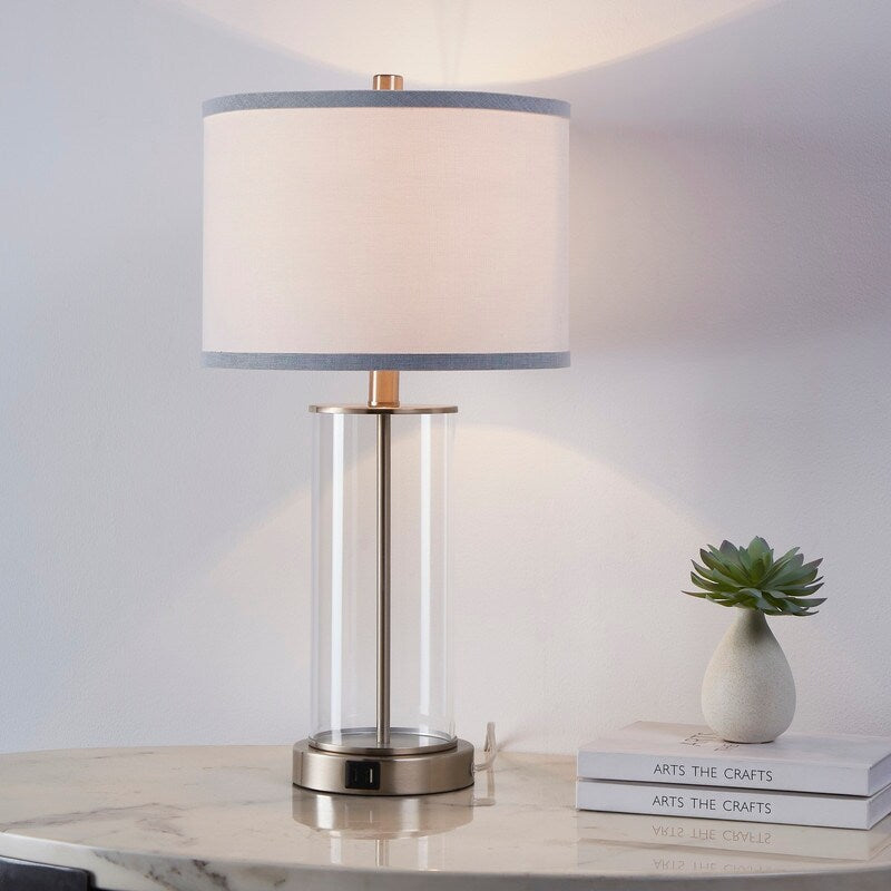 Set di lampade da tavolo KAWOTI 23.25 con controllo touch, porta USB e lampadine