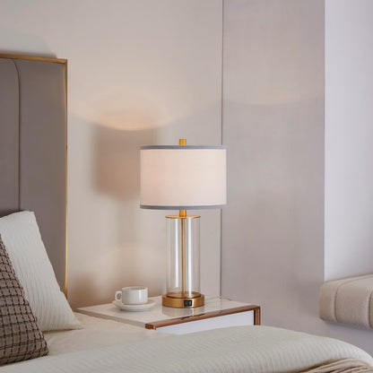 Set di lampade da tavolo KAWOTI 23.25 con controllo touch, porta USB e lampadine