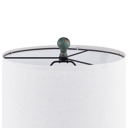 KAWOTI 25.5 Set di lampade da tavolo Framhouse con porte USB, lampadine (set di 2) - L12 x A25,5