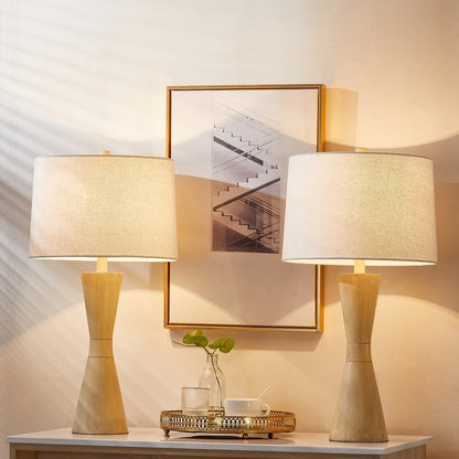 Set di lampade da tavolo KAWOTI 27 Distressed (set di 2)