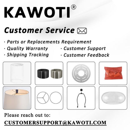 Lampada da bagno KAWOTI a 3 luci con paralume in vetro trasparente