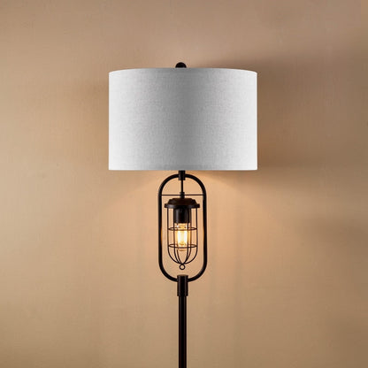 Lampada da terra standard in bronzo KAWOTI da 62,5 pollici con luce notturna