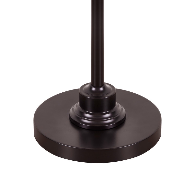 Lampada da terra orientabile standard KAWOTI 63.5 con paralume in tessuto e lino