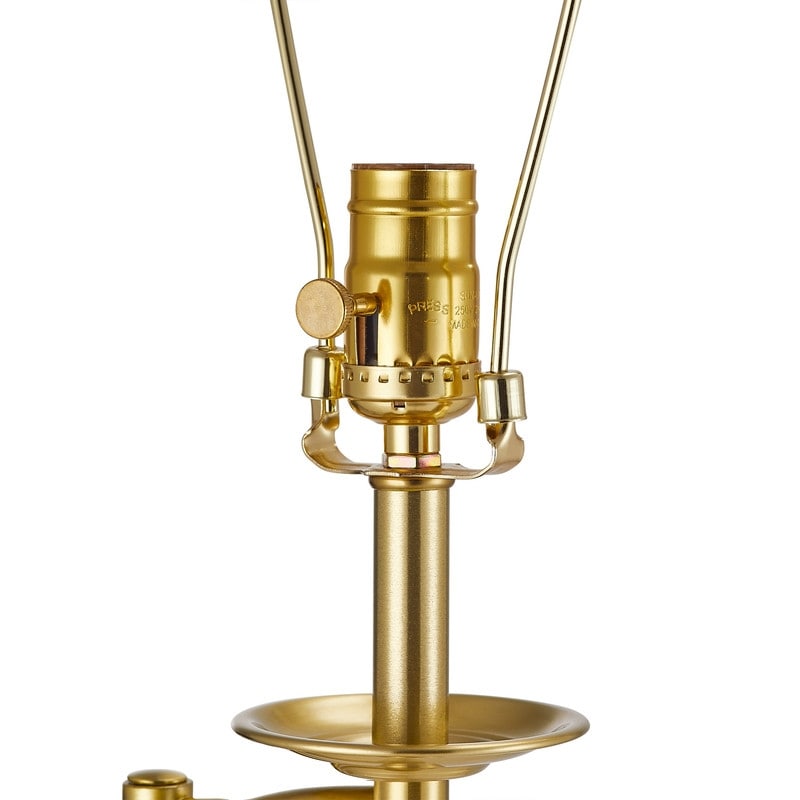 Lampada da terra con braccio oscillante regolabile in altezza KAWOTI da 64,5 pollici con paralume