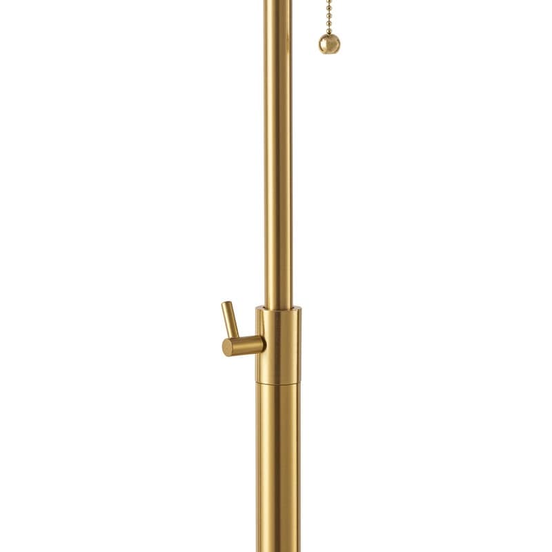 Lampada da terra moderna regolabile KAWOTI da 65 pollici con paralume a tamburo bianco