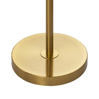 Lampada da terra moderna regolabile KAWOTI da 65 pollici con paralume a tamburo bianco