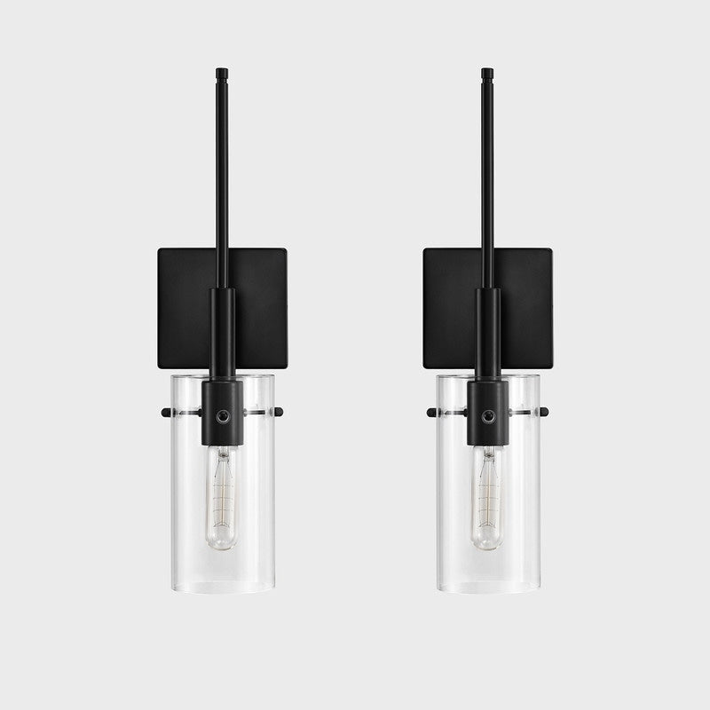 Set di applique da parete dimmerabili KAWOTI da 5,5 pollici di larghezza a 2 luci (set di 2)