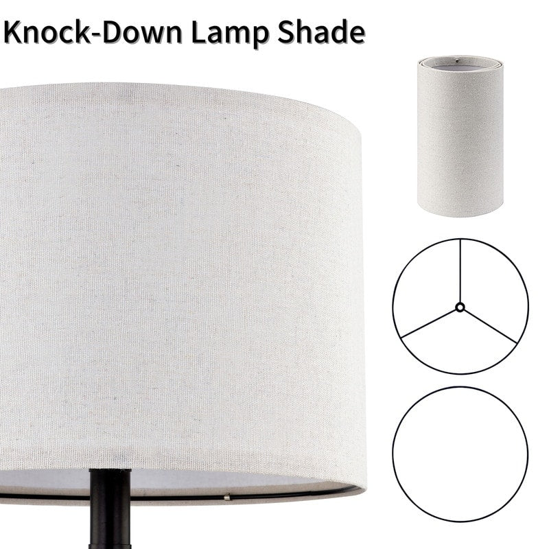 Set di lampade da tavolo KAWOTI con controllo touch e porte USB (set da 2)