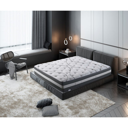 Materasso a molle insacchettate ibrido KING Size