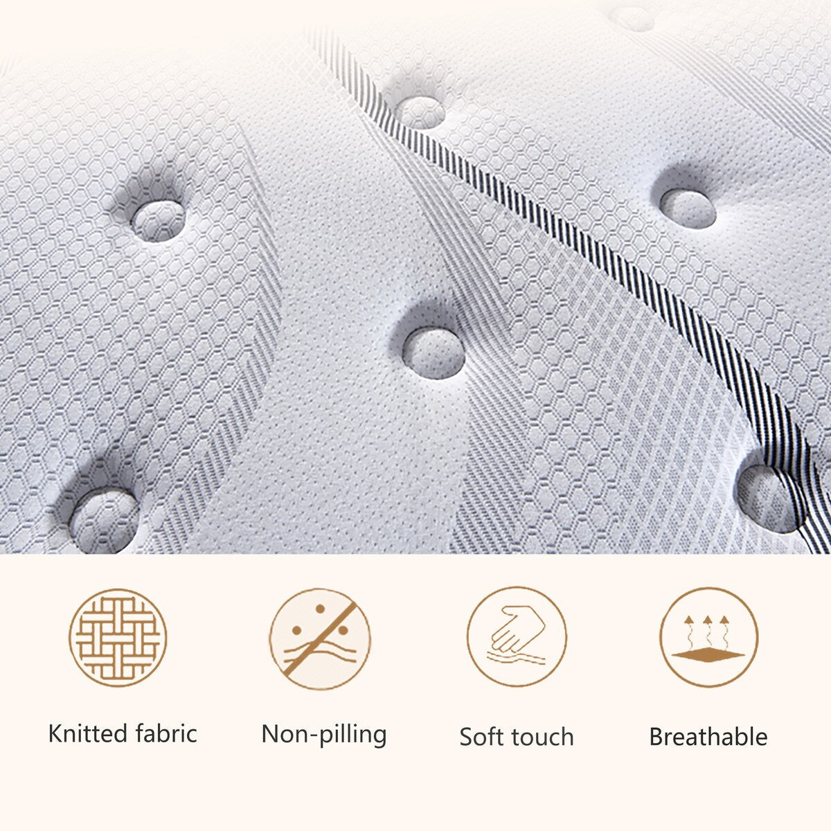 Materasso a molle insacchettate ibrido KING Size