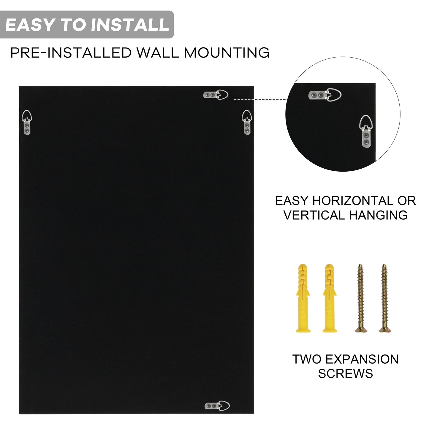 Specchio da parete decorativo in cristallo rettangolare argento KOHROS