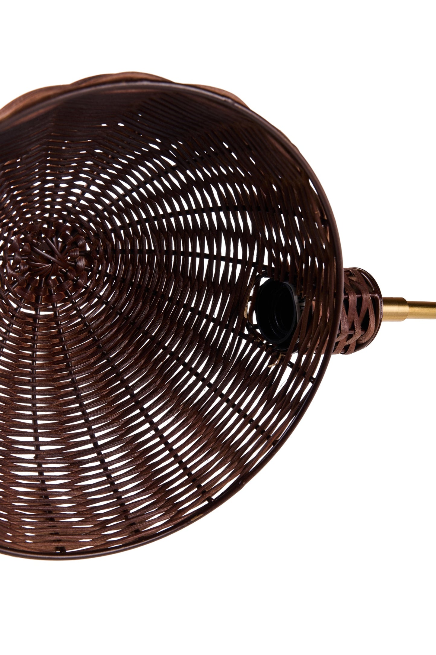 Monterey - Lampada Da Terra Cappello In Rattan