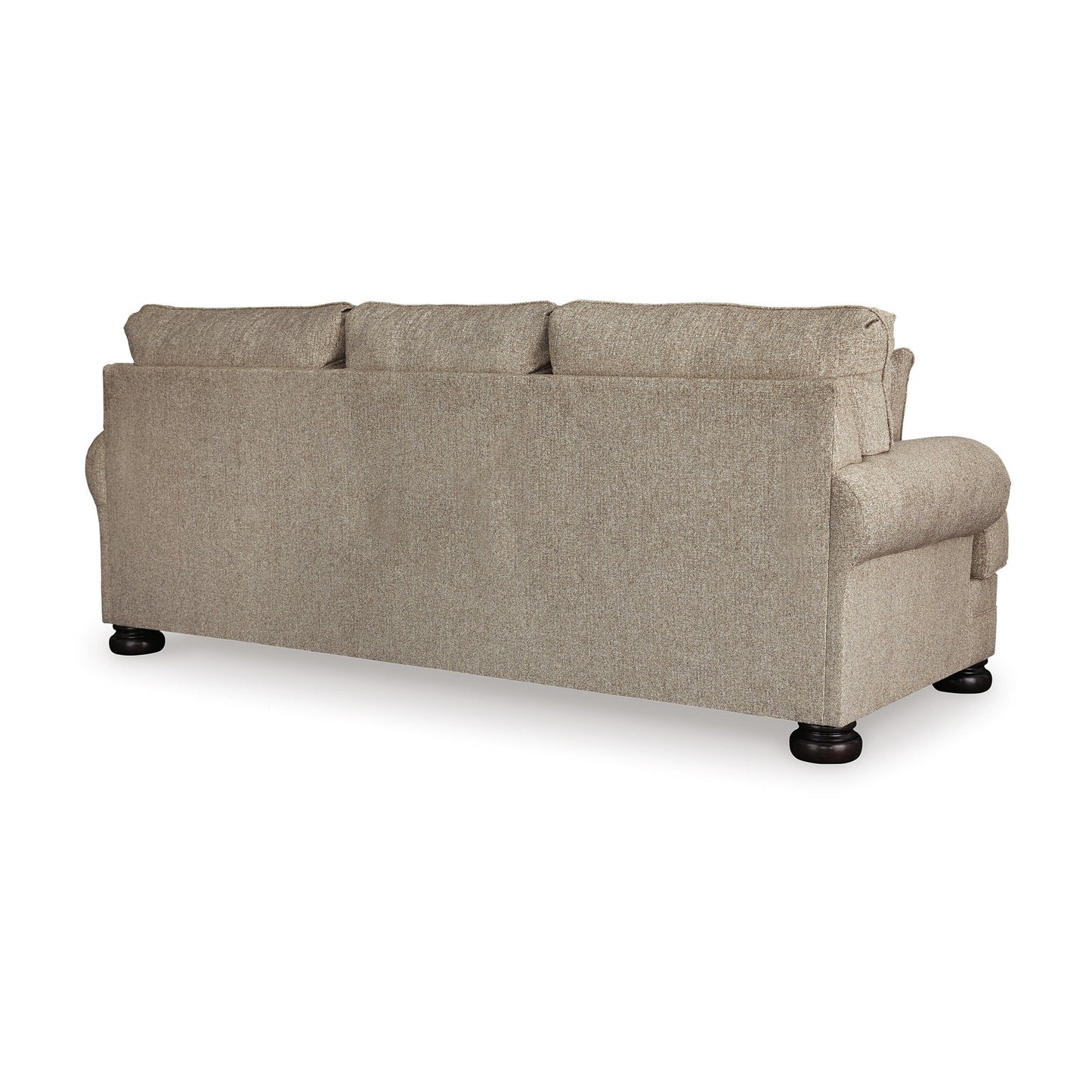 Divano Kana, 5 cuscini decorativi, 100 pollici, poliestere marrone classico