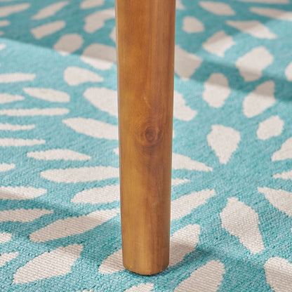 Set da pranzo Karen Outdoor da 7 pezzi in acacia di Christopher Knight Home