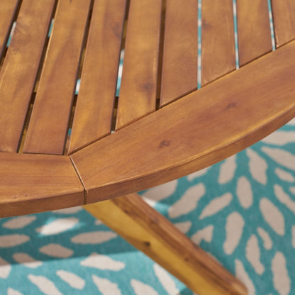 Set da pranzo Karen Outdoor in acacia da cinque pezzi di Christopher Knight Home