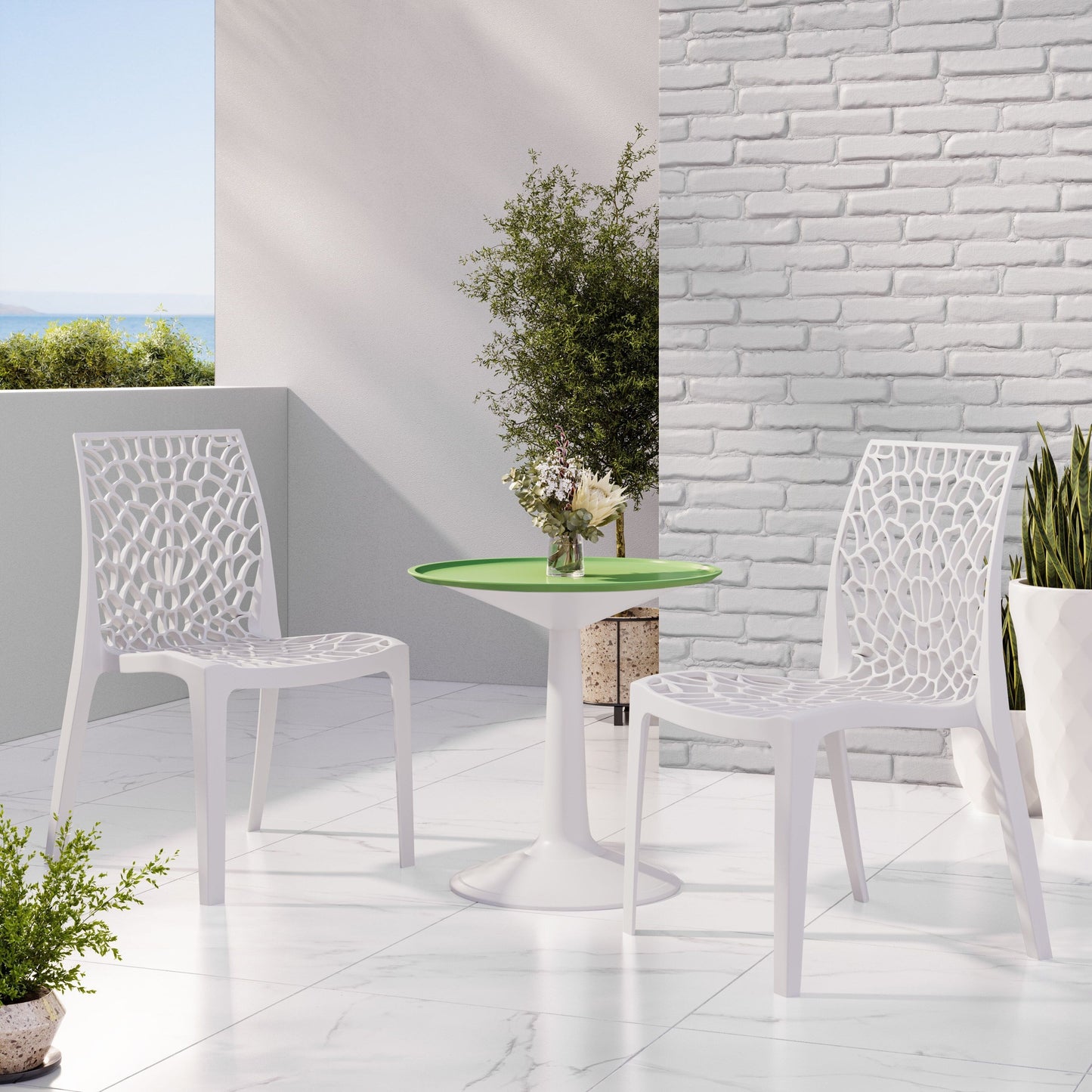 Set da bistrot per esterni Karissa and Sprout da 3 pezzi