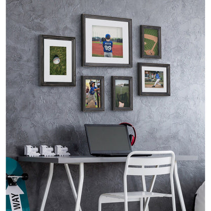 Set di cornici da parete per galleria Kate e Laurel Bordeaux