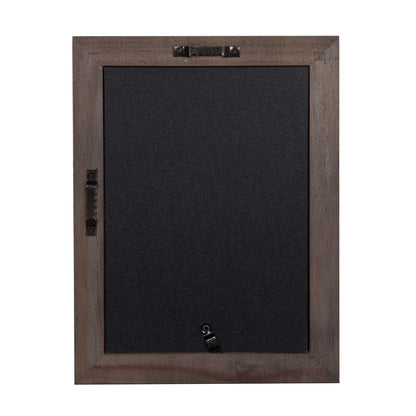 Kate and Laurel Bordeaux set di 10 cornici da parete in legno