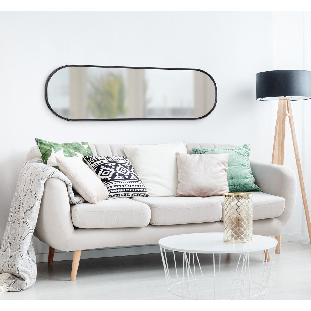 Specchio da parete con cornice Kate e Laurel Caskill Capsule