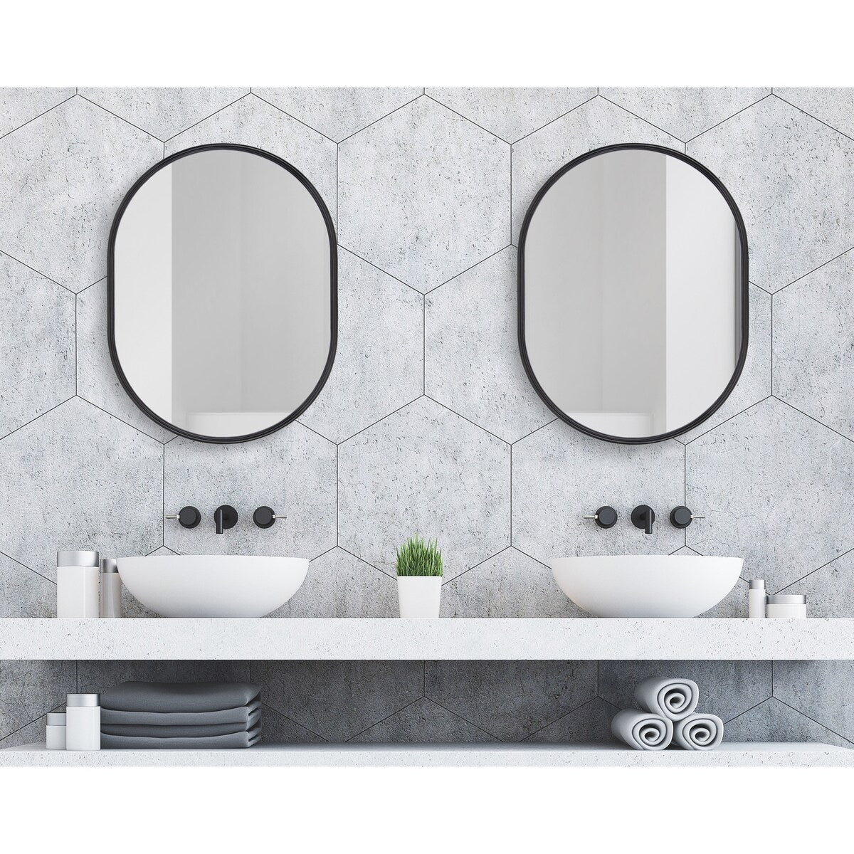 Specchio da parete con cornice Kate e Laurel Caskill Capsule