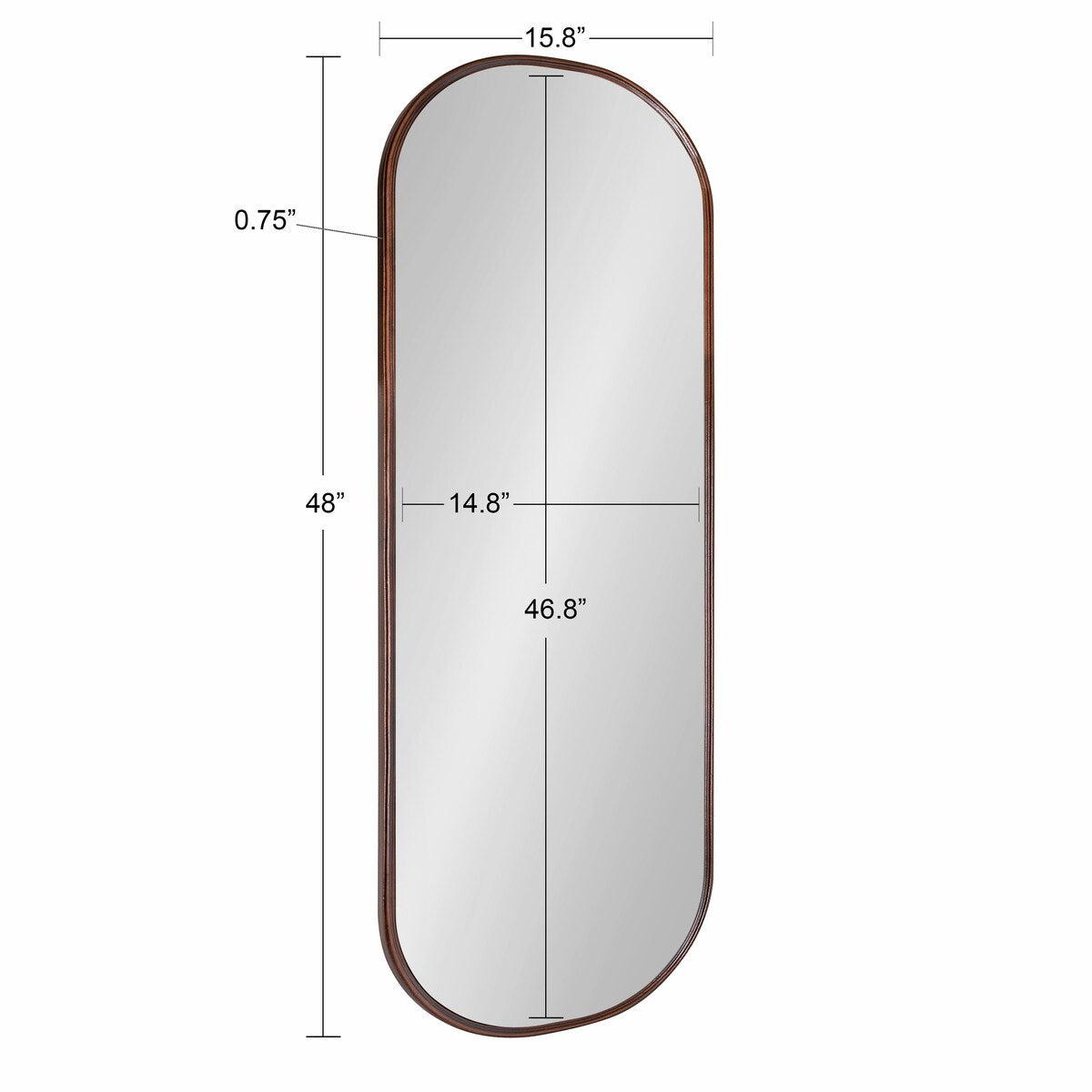 Specchio da parete con cornice Kate e Laurel Caskill Capsule