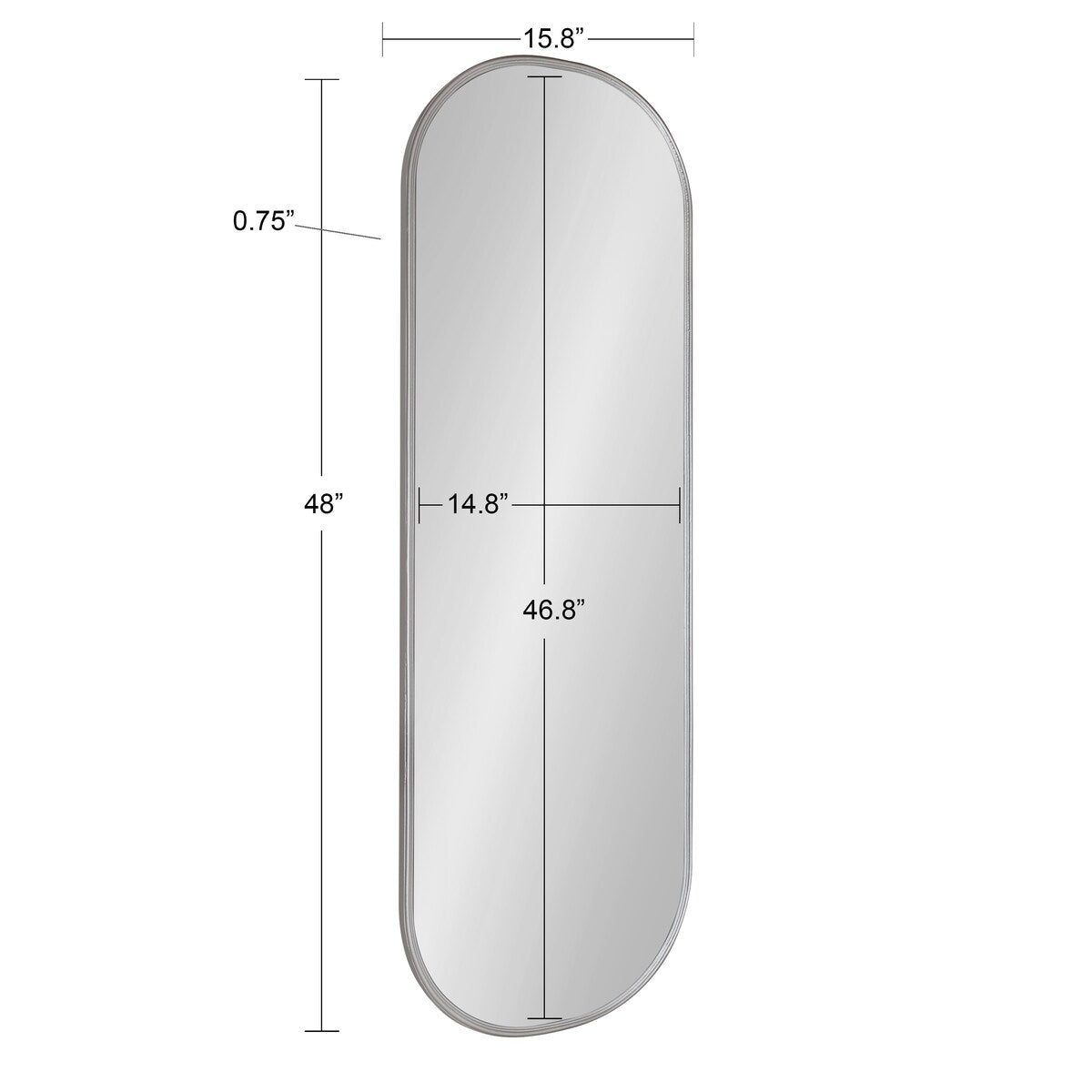 Specchio da parete con cornice Kate e Laurel Caskill Capsule
