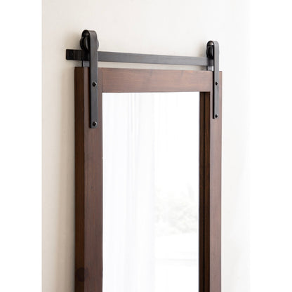 Specchio da parete rettangolare rustico di Kate e Laurel Cates