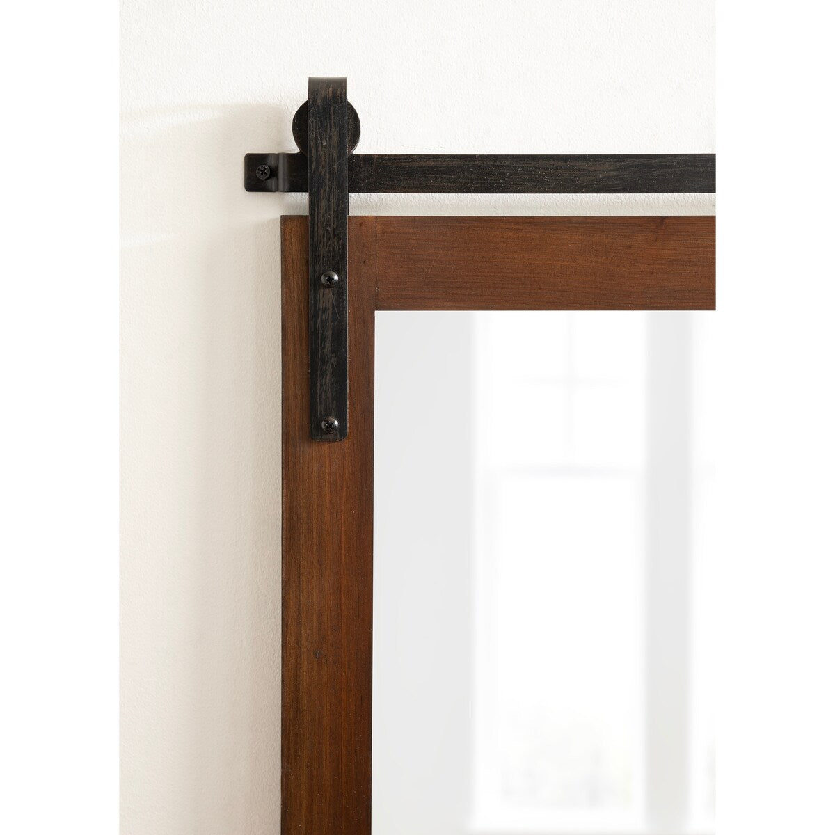 Specchio da parete rettangolare rustico di Kate e Laurel Cates