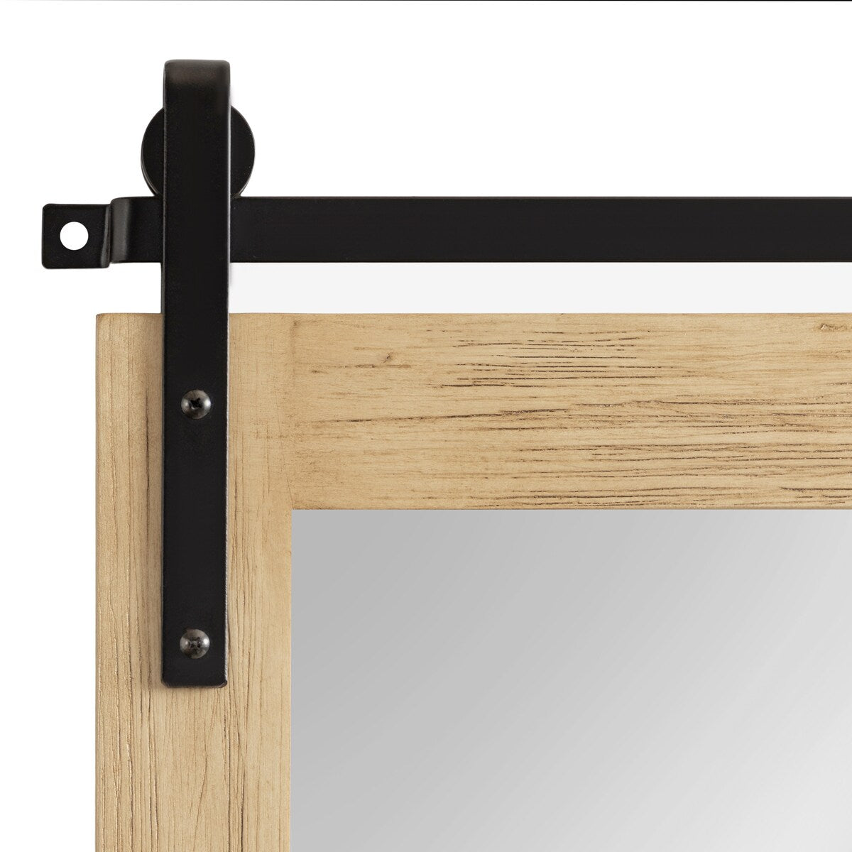 Specchio da parete rettangolare rustico di Kate e Laurel Cates