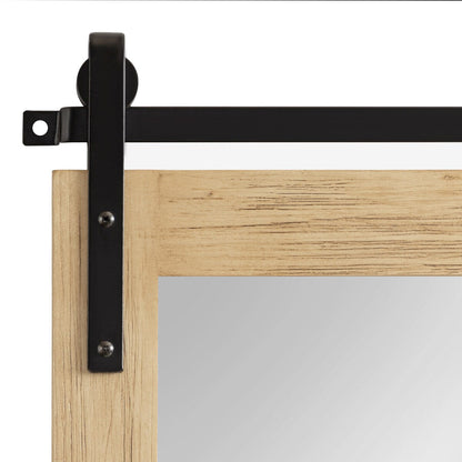 Specchio da parete rettangolare rustico di Kate e Laurel Cates