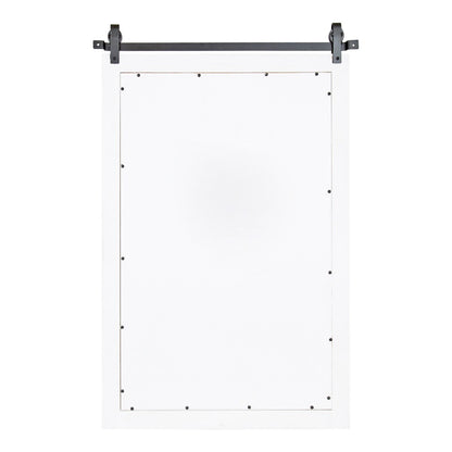 Specchio da parete rettangolare rustico di Kate e Laurel Cates