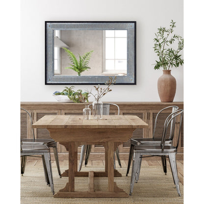 Specchio da parete in legno e metallo Kate e Laurel Deely