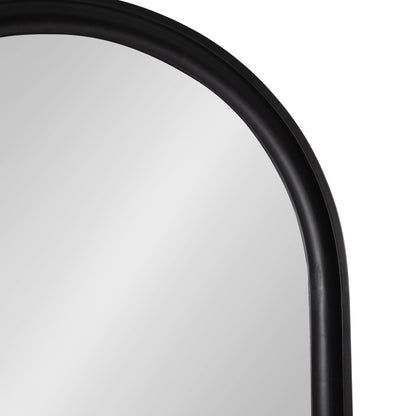 Specchio da parete in legno ad arco di Kate e Laurel Hatherleigh