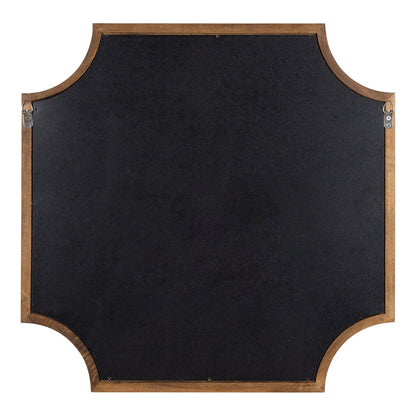 Specchio con cornice in legno smerlato di Kate e Laurel Hogan