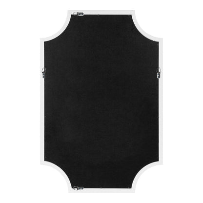 Specchio con cornice in legno smerlato di Kate e Laurel Hogan