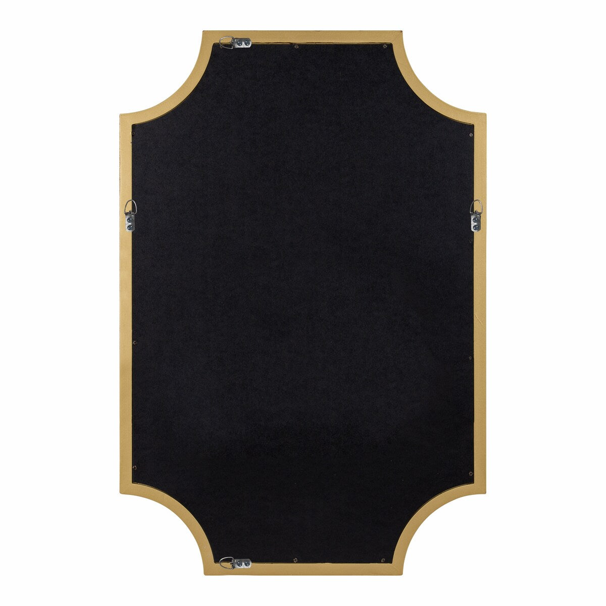 Specchio con cornice in legno smerlato di Kate e Laurel Hogan